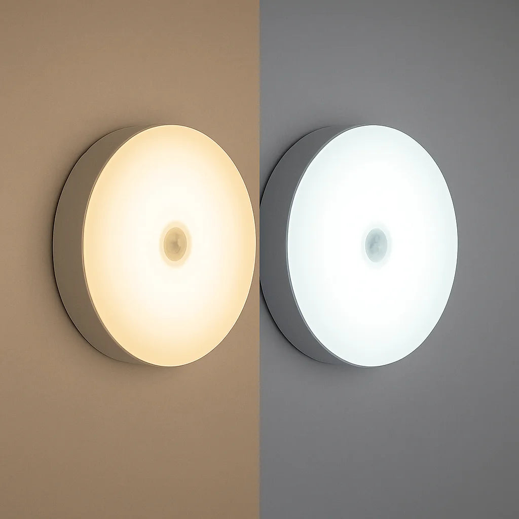 Inteligentna Lampka Nocna LED z Czujnikiem Ruchu